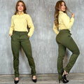 Dril Dama Verde Militar