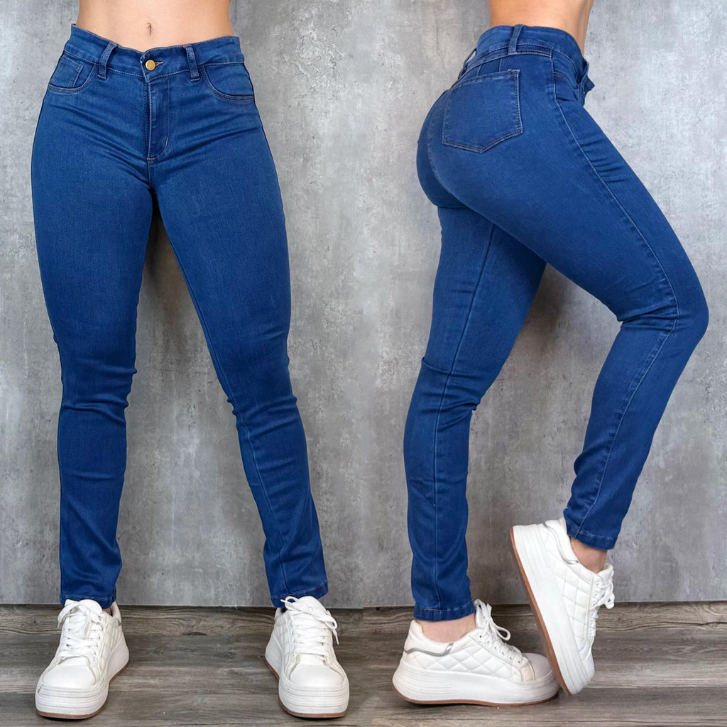 Jean Clásico Dama Tono Oscuro