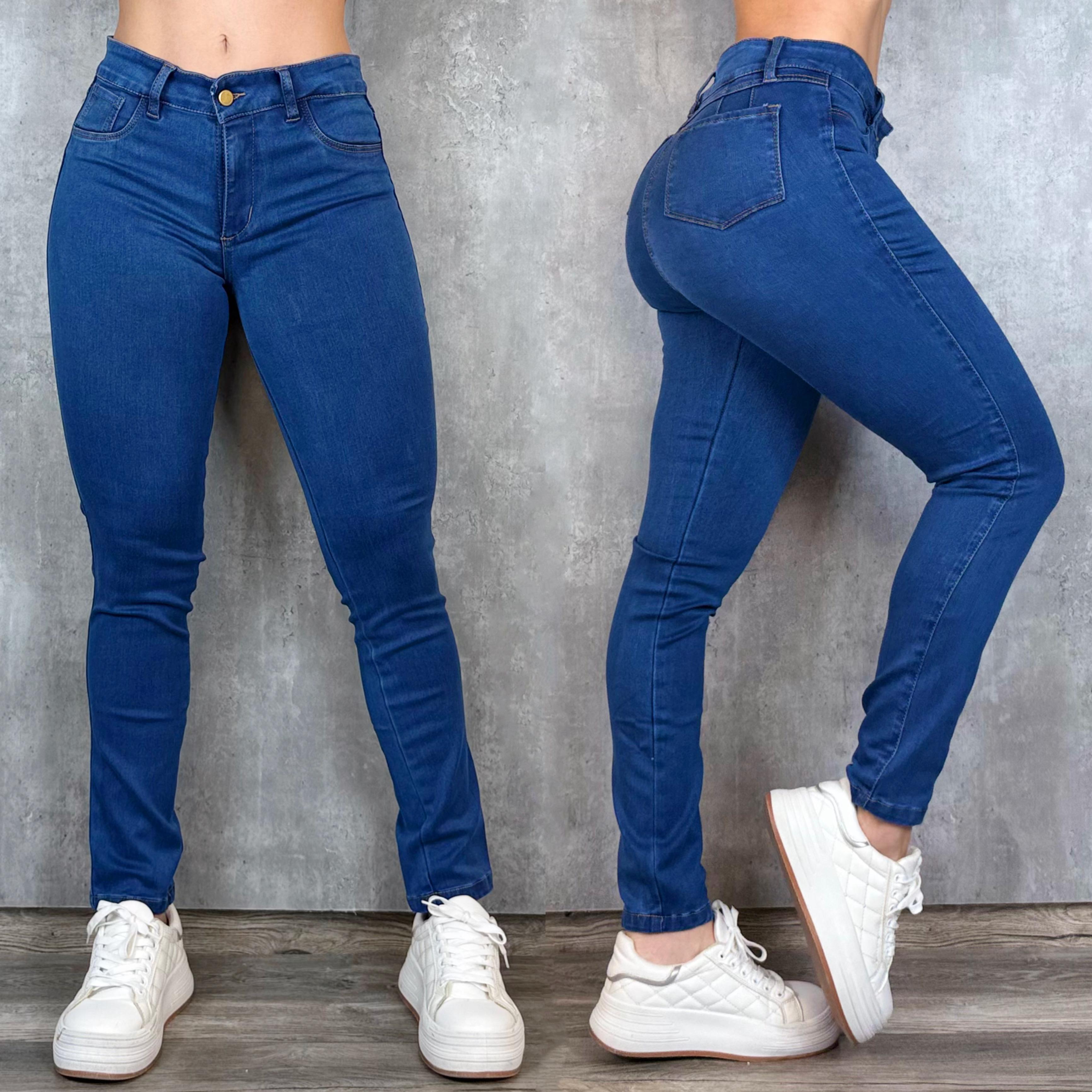 Jean Clásico Dama Tono Oscuro