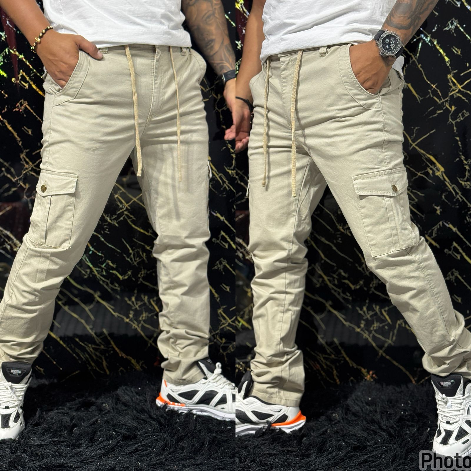 Pantalán Cargo Gris